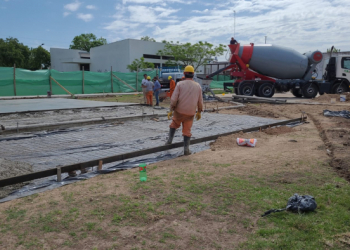 Inicio de obras en Malvinas Argentinas