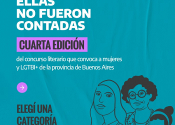 4ta convocatoria del concurso literario "Ellas no Fueron Contadas"