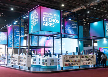 Stand de la Provincia de Buenos Aires en La feria de Libro