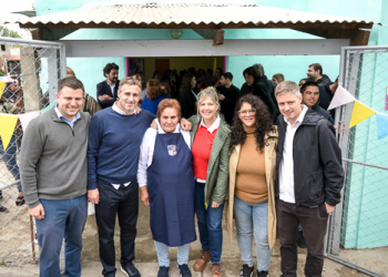 Barrios, Álvarez Rodríguez y Achával inauguraron las reformas de un centro comunitario