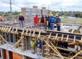 Avanza la construcción de 80 viviendas en La Matanza