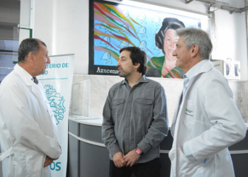 Kreplak con Autoridades del Hospital Fiorito de Avellaneda
