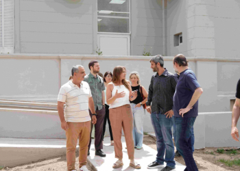 Visita a las obras de la nueva unidad residencial