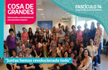 En la imagen se observa la portada del fasciculo 74 de Cosa de Grandes
