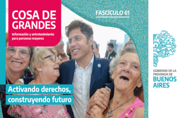 En la imagen se observa el diseño de portada del fascículo 61 de Cosa de Grandes