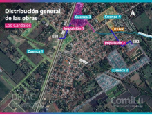 Zona donde se realizarán las obras 