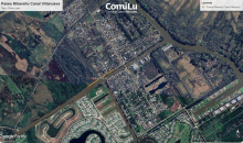 Mapa de la zona donde se van a realizar las obras 