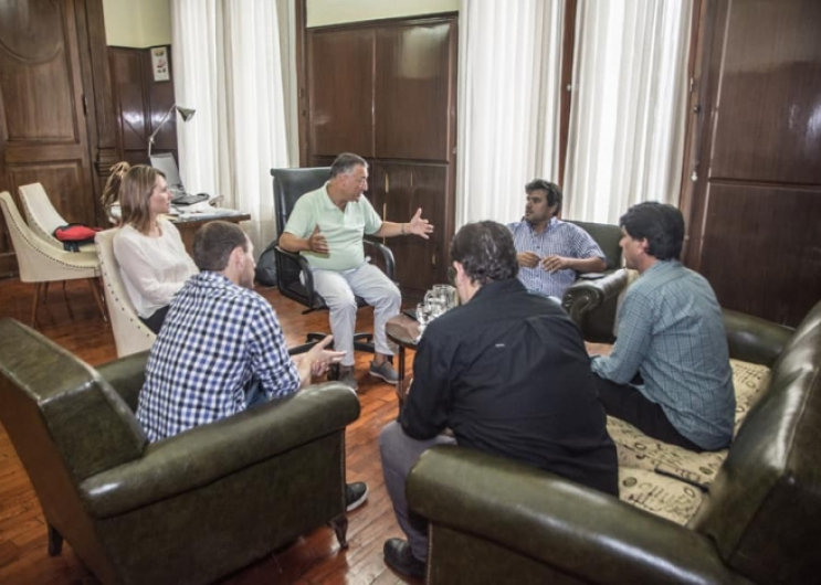 Visita al Espacio de Memoria Ex Brigada de Las Flores y reunión con el Intendente Gelené