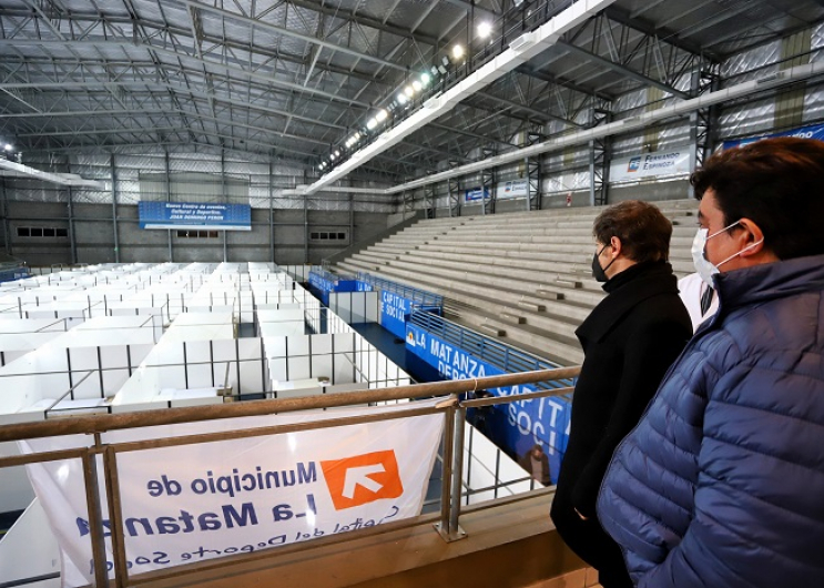 En el polideportivo Juan Domingo Perón de González Catán