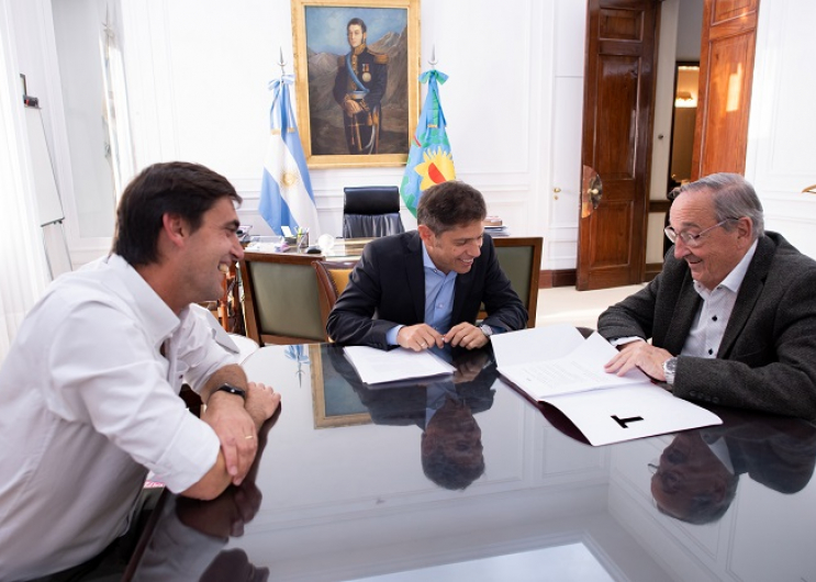 Reunión con el intendente de Tandil