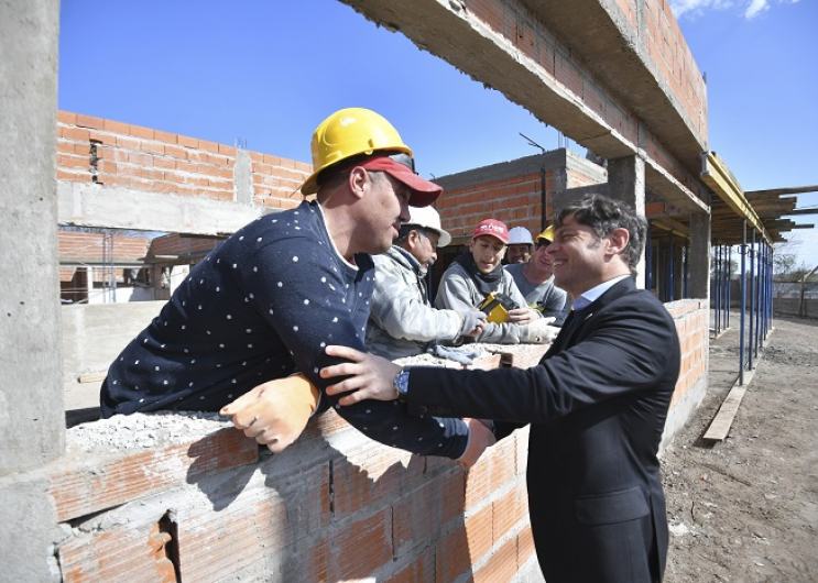 Recorrida de obras en Leandro N. Alem