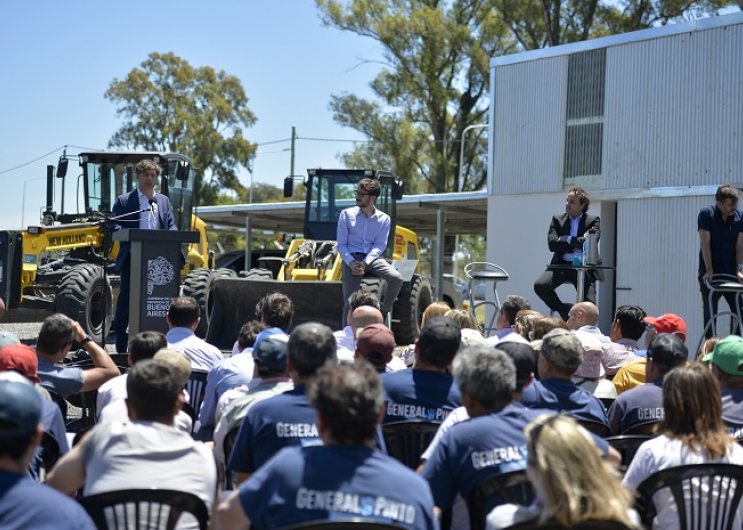 Kicillof en General Pinto