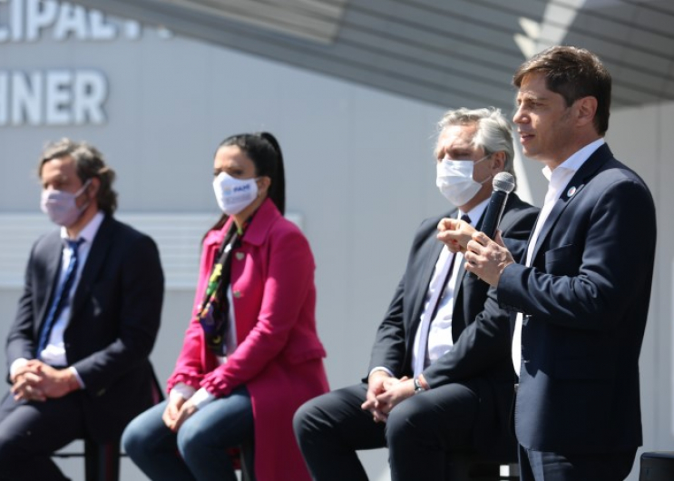 Kicillof participó junto al Presidente de la puesta en marcha del Hospital Néstor Kirchner en Escobar