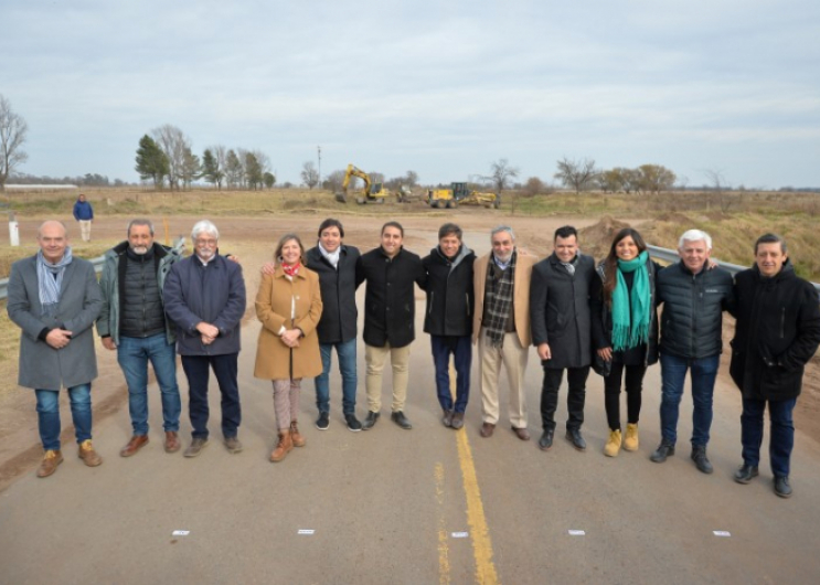 Comenzaron las obras que completarán la pavimentación de la Ruta del Cereal