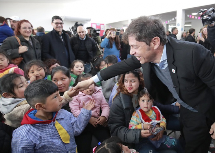 Inauguración del jardín de infantes N°952