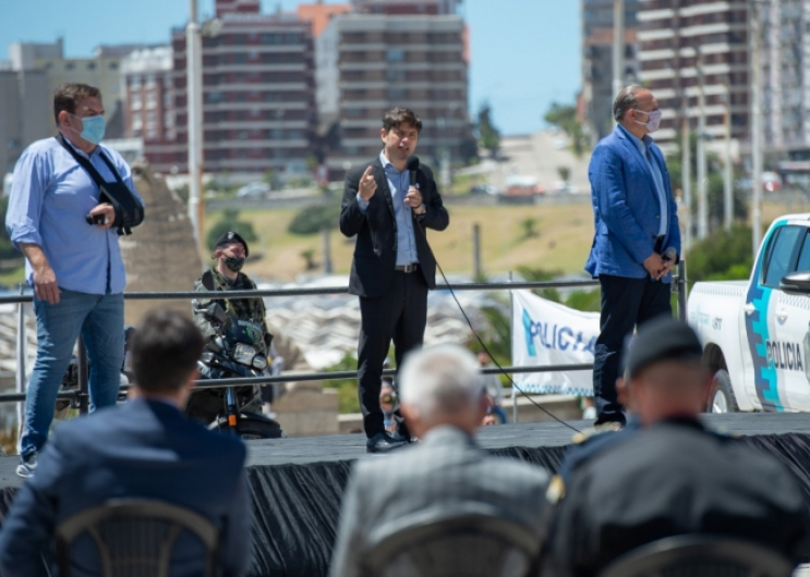 Kicillof, Berni y Montenegro encabezaron el lanzamiento del “Operativo Sol”