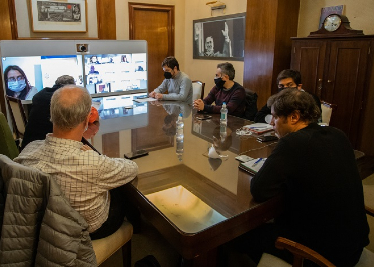 El gobernador Axel Kicillof encabezó la reunión del comité de expertos de la provincia de Buenos Aires