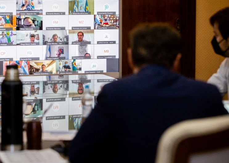 Videoconferencia con Intendentes e Intendentas 