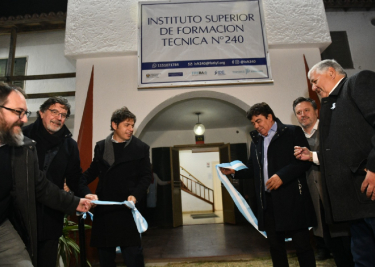 Se inauguró el Instituto Superior de Formación Técnica N° 240 en Virrey del Pino