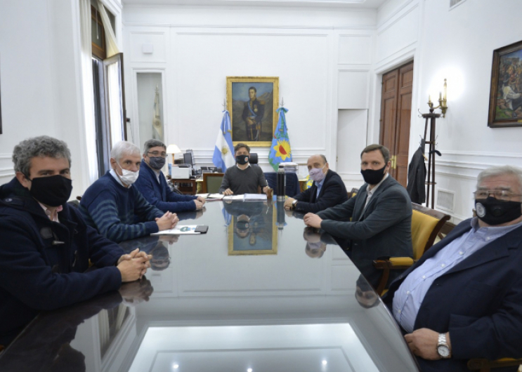 Kicillof recibió a la comisión directiva de CARBAP