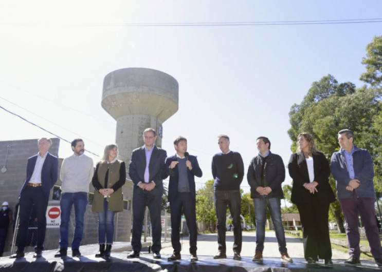 e inauguraron obras para ampliar la provisión de agua potable en General Madariaga