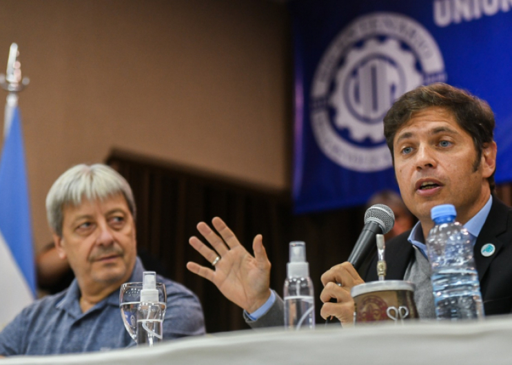 Kicillof participó de la apertura del Congreso Nacional de Delegados de la UOM