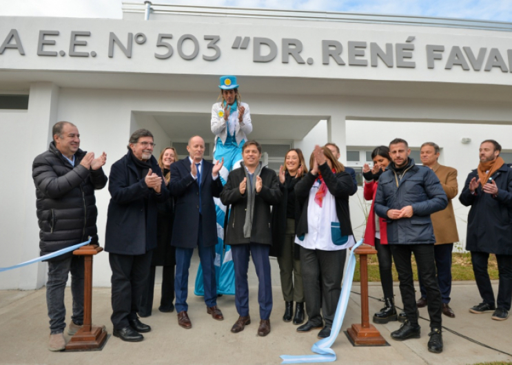 Kicillof inauguró la Escuela Especial 503 de Lomas de Zamora