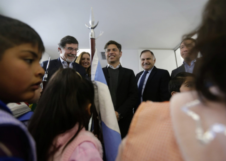 Kicillof inauguró el nuevo edificio del Jardín de Infantes N° 917 de Florencio Varela