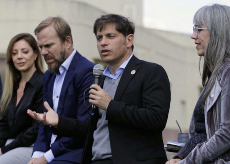 Kicillof recorrió los avances de las obras de construcción del Reactor Nuclear Multipropósito RA-10