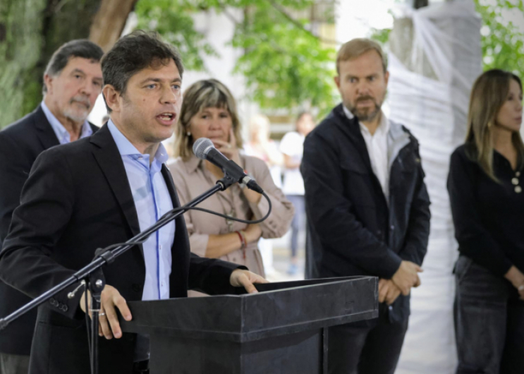 Kicillof inauguró el nuevo edificio de la Escuela Secundaria N°8 de Ezeiza