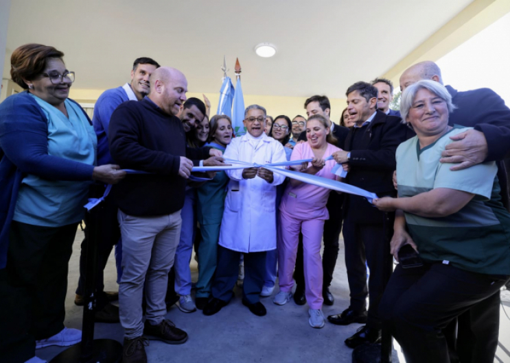 Kicillof inauguró la ampliación del Centro de Atención Primaria de la Salud de General Pirán