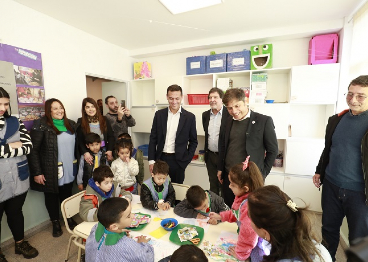 Inauguración de dos jardines de infantes en Lanús