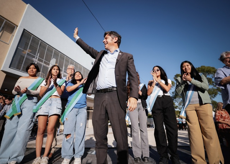 Kicillof: “Con cada nueva escuela ratificamos nuestro compromiso de invertir en la educación de los bonaerenses”