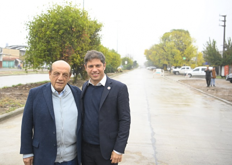 Obra de pavimentación en Berazategui