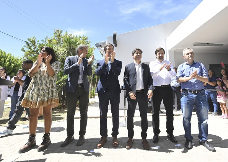 El Gobernador durante la inauguración