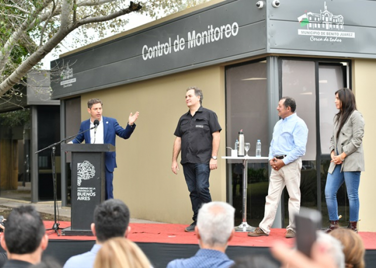 Se inauguró la ampliación de la sala de monitoreo de Benito Juárez 