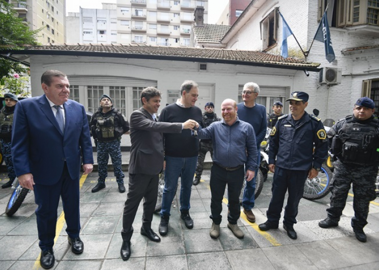 Las nuevas motos están destinadas a fortalecer las tareas de patrullaje y prevención del delito.