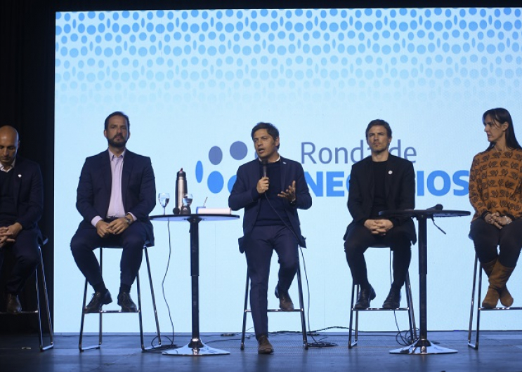 Kicillof en la Séptima Ronda de Negocios en Expo Escobar 2022 Escobar