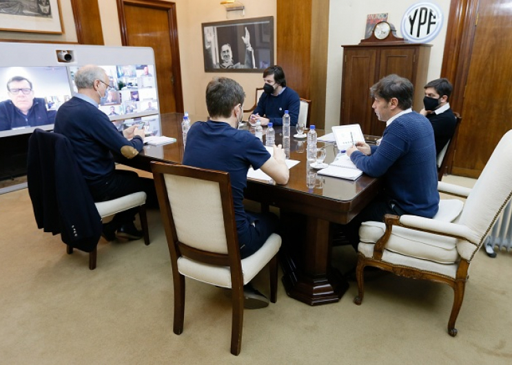 Mesa de trabajo con intendentes de la costa atlántica