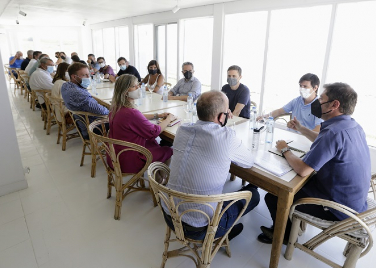 Reunión de gabinete en Chapadmalal