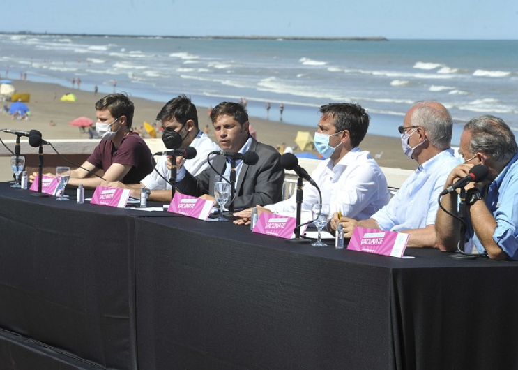 Conferencia de prensa en Necochea