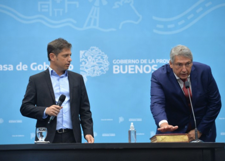 Kicillof le tomó juramento al ministro de Transporte de la provincia de Buenos Aires