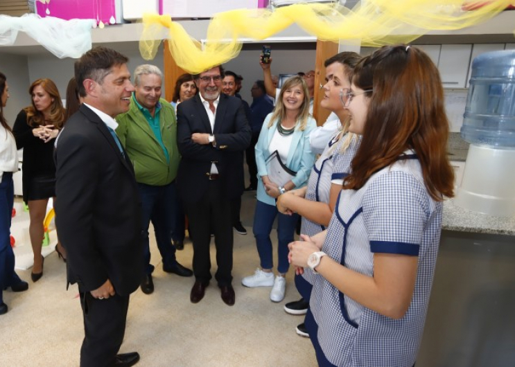 Kicillof inauguró el primer jardín maternal de gestión pública de Salto