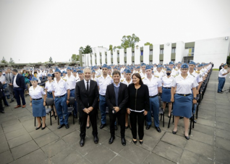 Kicillof y Alak inauguraron el nuevo edificio de la Escuela de Cadetes del Servicio Penitenciario Bonaerense