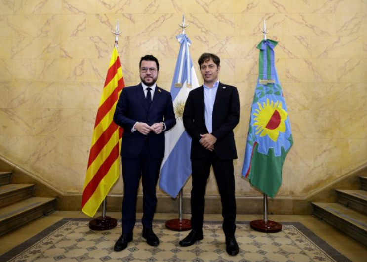 La provincia de Buenos Aires y Cataluña firman un acuerdo para profundizar la cooperación entre los dos gobiernos