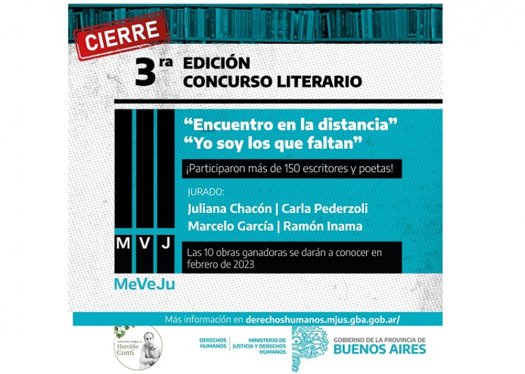 Con 150 obras cerró la recepción de cuentos y poesías del Concurso Literario 