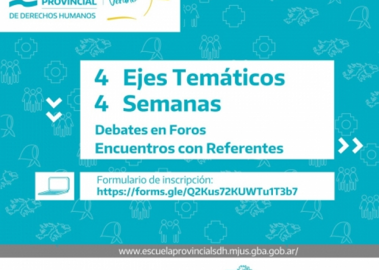 Cursos de verano de la Escuela Provincial de Derechos Humanos