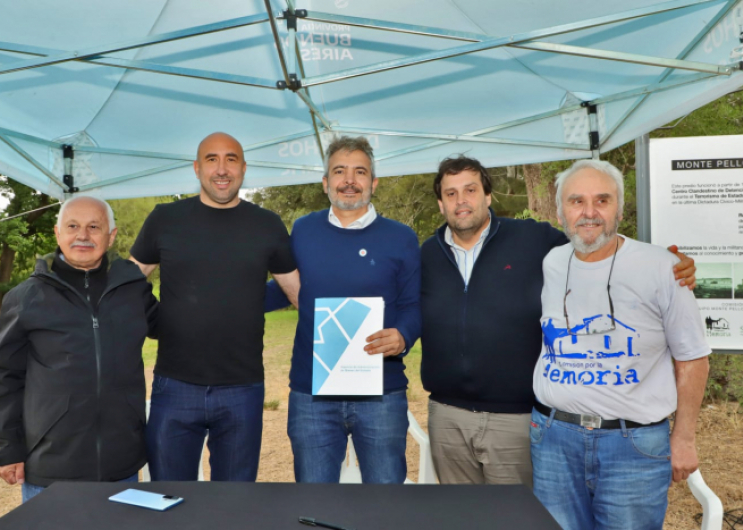 Monte Pelloni: Se firmó un convenio que permite crear un Espacio para la Memoria
