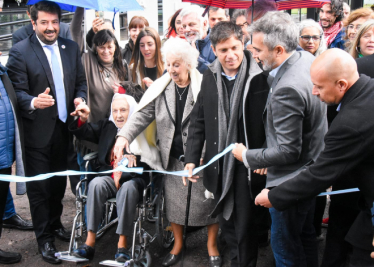 Se inauguró el espacio para la memoria donde funcionó "La Cacha"