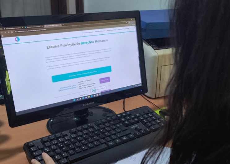 Cursos virtuales de la Escuela Provincial de Derechos Humanos